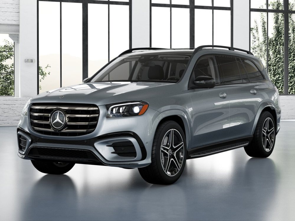 2026 GLS 450 4MATIC SUV, Cirrus Silver, from our inventory (stock TB683897). Optional equipment shown.